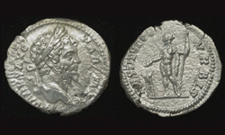Septimius Severus, Denarius, Restoration of Rome Reverse